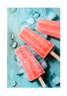 Sweet Pink Popsicles | Erstellen Sie Ihr eigenes Plakat