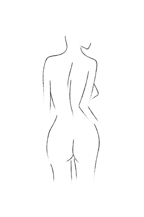 Female Body Silhouette No2